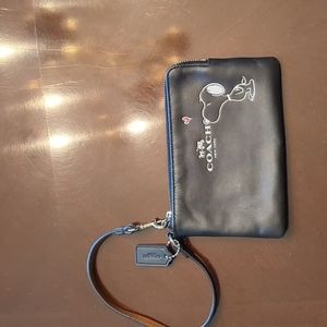 Coach x Peanuts Snoopy Wristlet